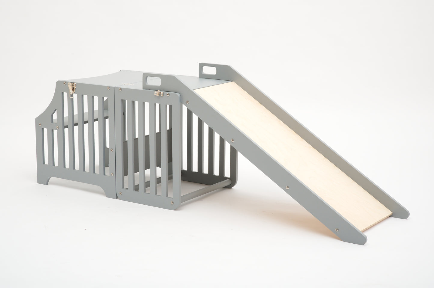 Foldable kitchen tower with slide (striped collection)
