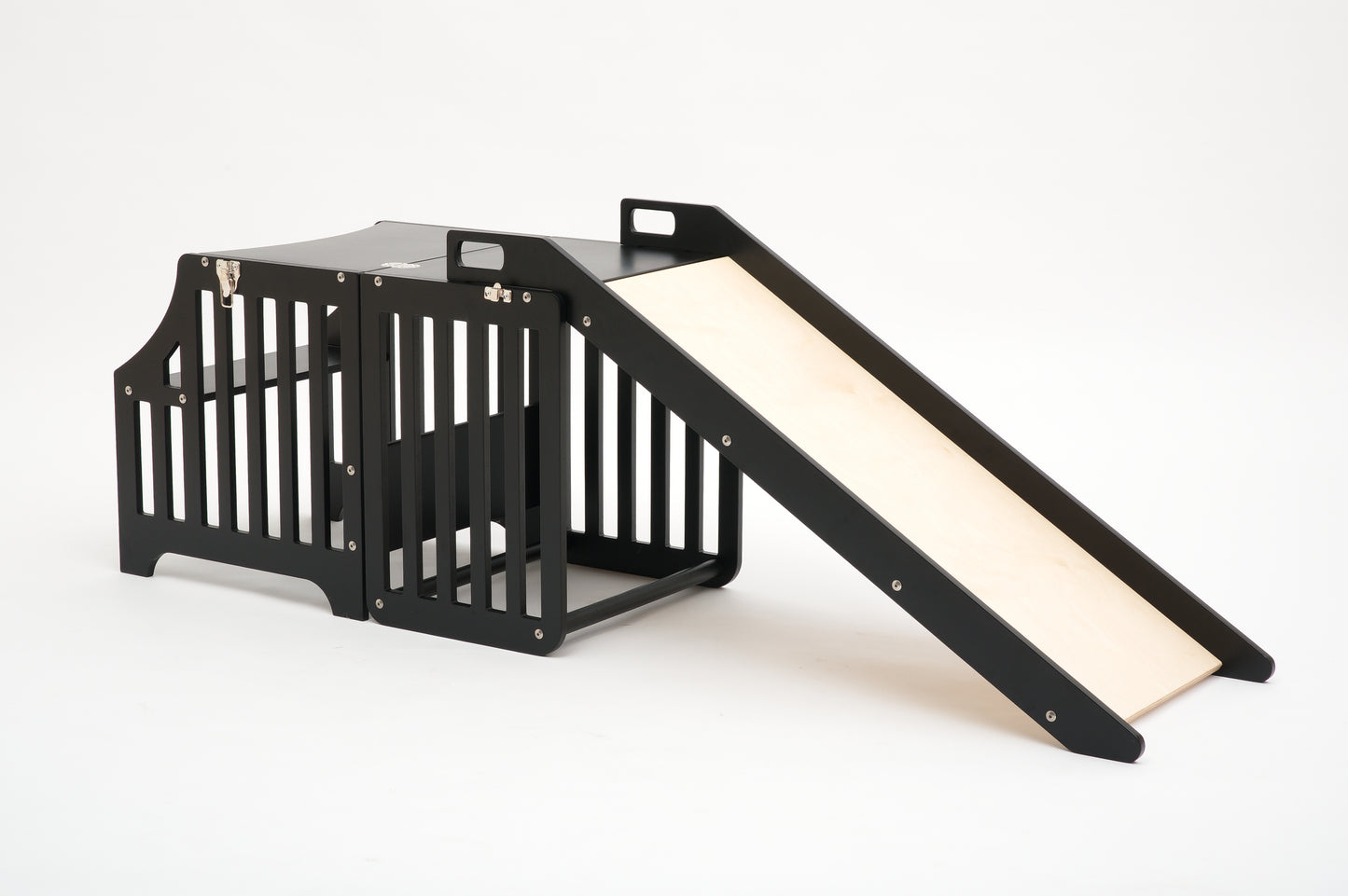 Foldable kitchen tower with slide (striped collection)