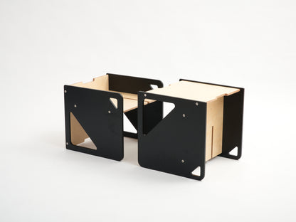 Ensemble de 2 chaises Cube
