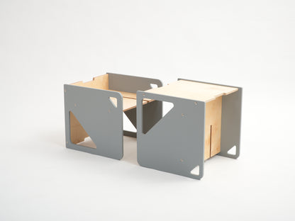 Ensemble de 2 chaises Cube