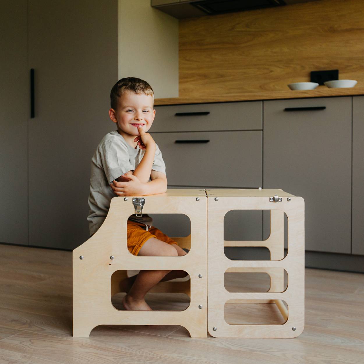 ZigZag House and Folding kitchen tower with high chair add-on bundle 20% OFF