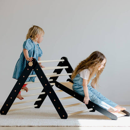 Maison ZigZag et triangle d'escalade avec un pack toboggan - 20 % de réduction