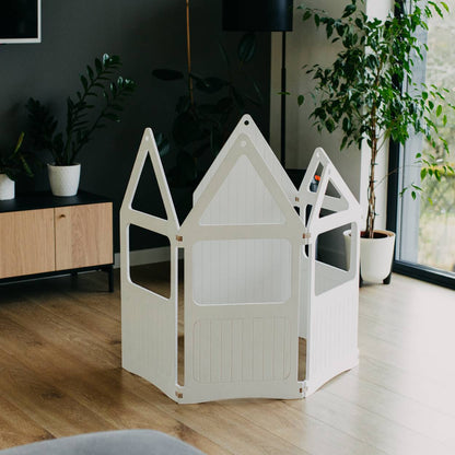 Maison ZigZag et triangle d'escalade avec un pack toboggan - 20 % de réduction
