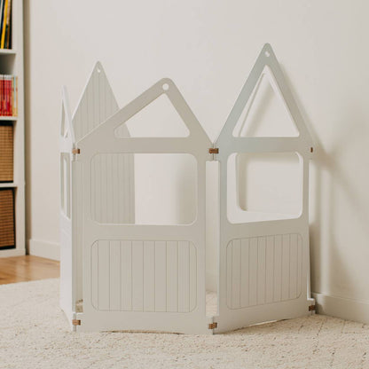 Maison ZigZag et triangle d'escalade avec un pack toboggan - 20 % de réduction
