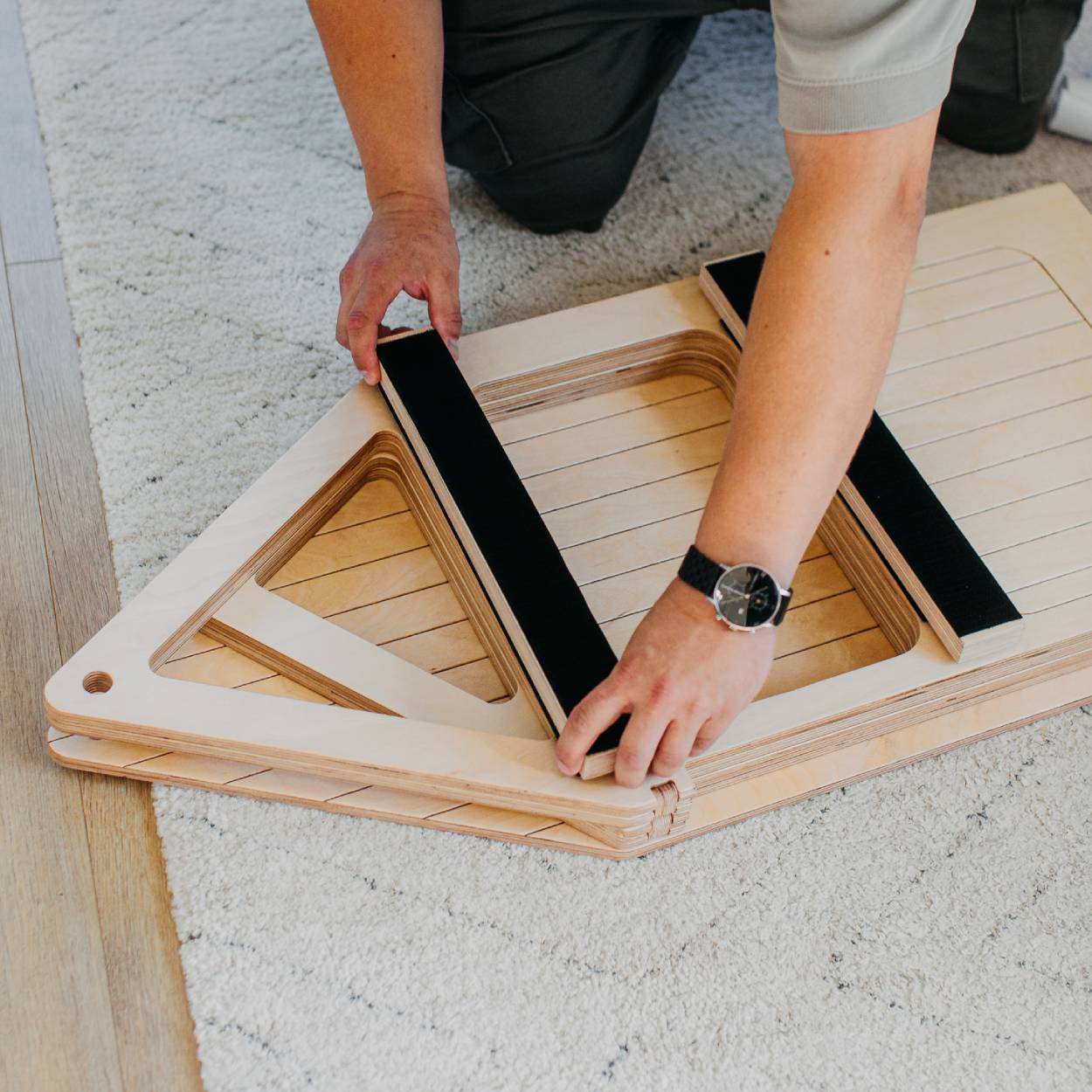 Maison ZigZag et triangle d'escalade avec un pack toboggan - 20 % de réduction