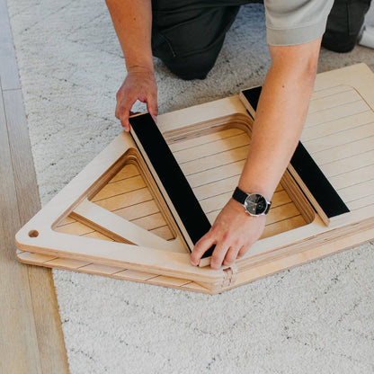 Maison ZigZag et triangle d'escalade avec un pack toboggan - 20 % de réduction