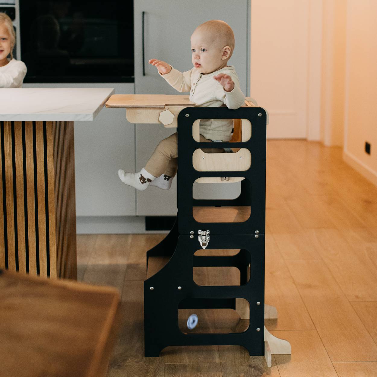 ZigZag House and Folding kitchen tower with high chair add-on bundle 20% OFF