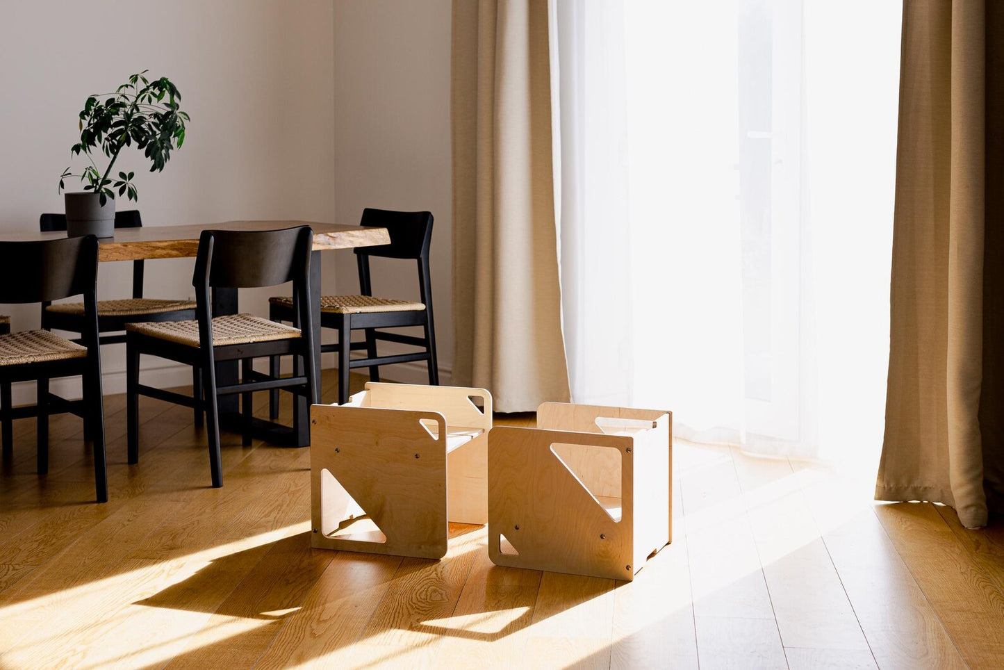 Ensemble de 2 chaises Cube