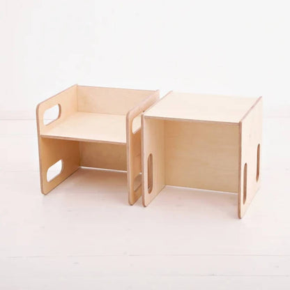ZigZag House and Cube chair set bundle with 20% OFF