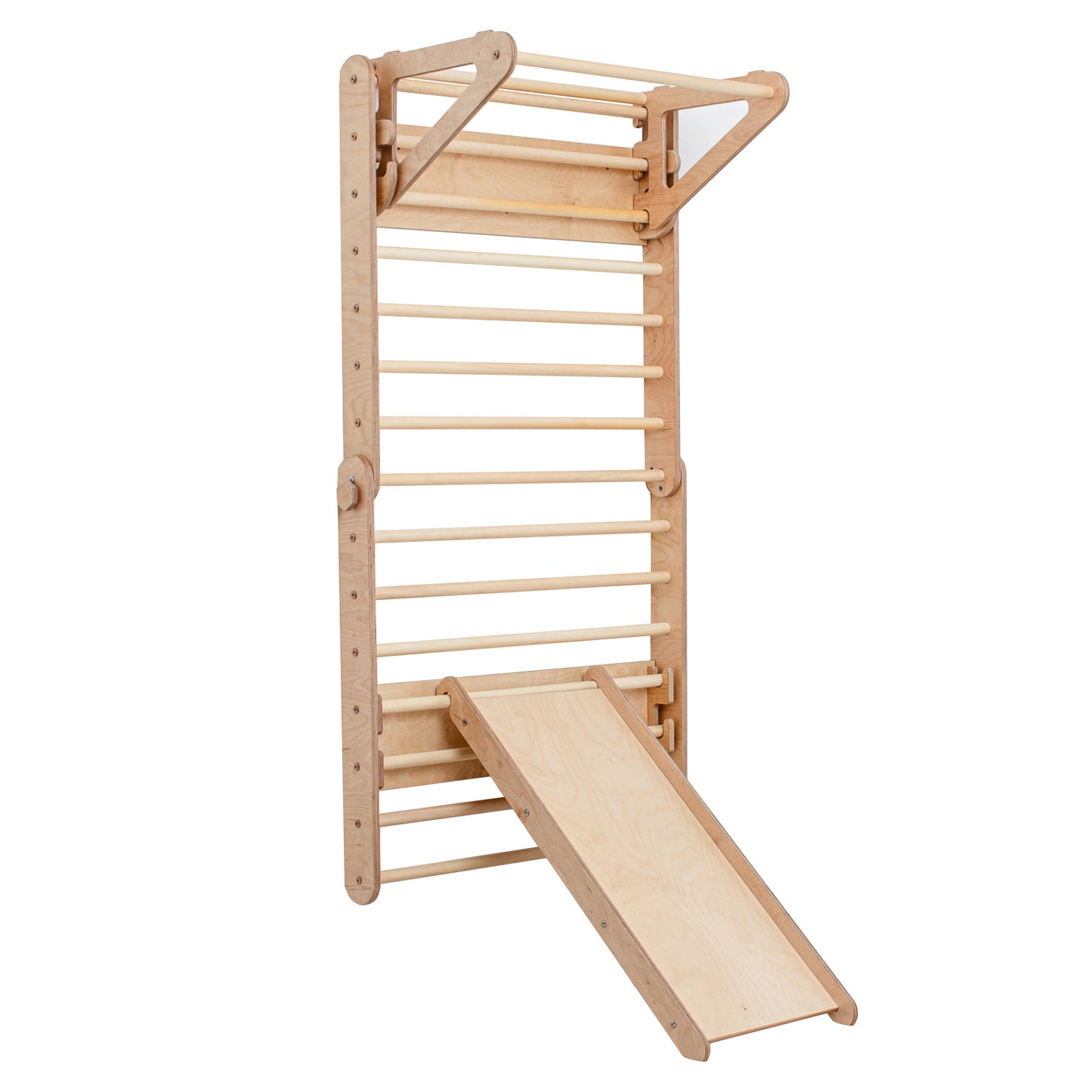 Climbing Triangle - Swedish Ladder set with a slide